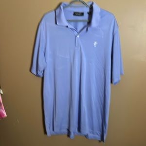 Pale purple gold polo crest.  B5